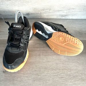 ASICS Gel Rocket Black Volleyball Shoes 6.5 B756Y F920417